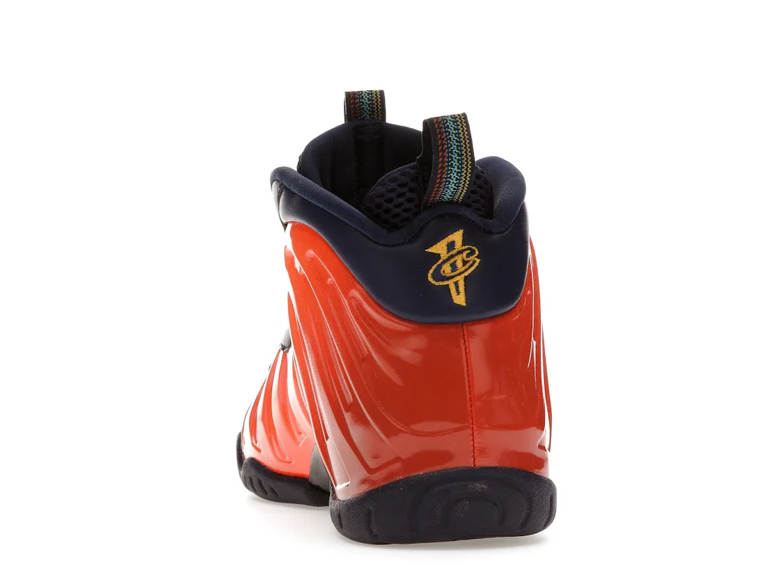 Детские кроссовки Lifestyle Nike Air Foamposite One, Blue Void/Rugged Orange-Blue Void-University Gold — фото 4