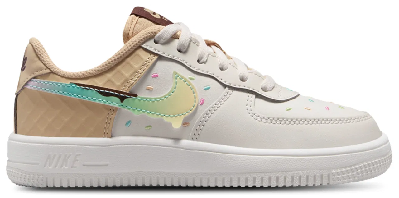 Кроссовки для девочек Air Force 1 Low Nike, цвет White/Multi