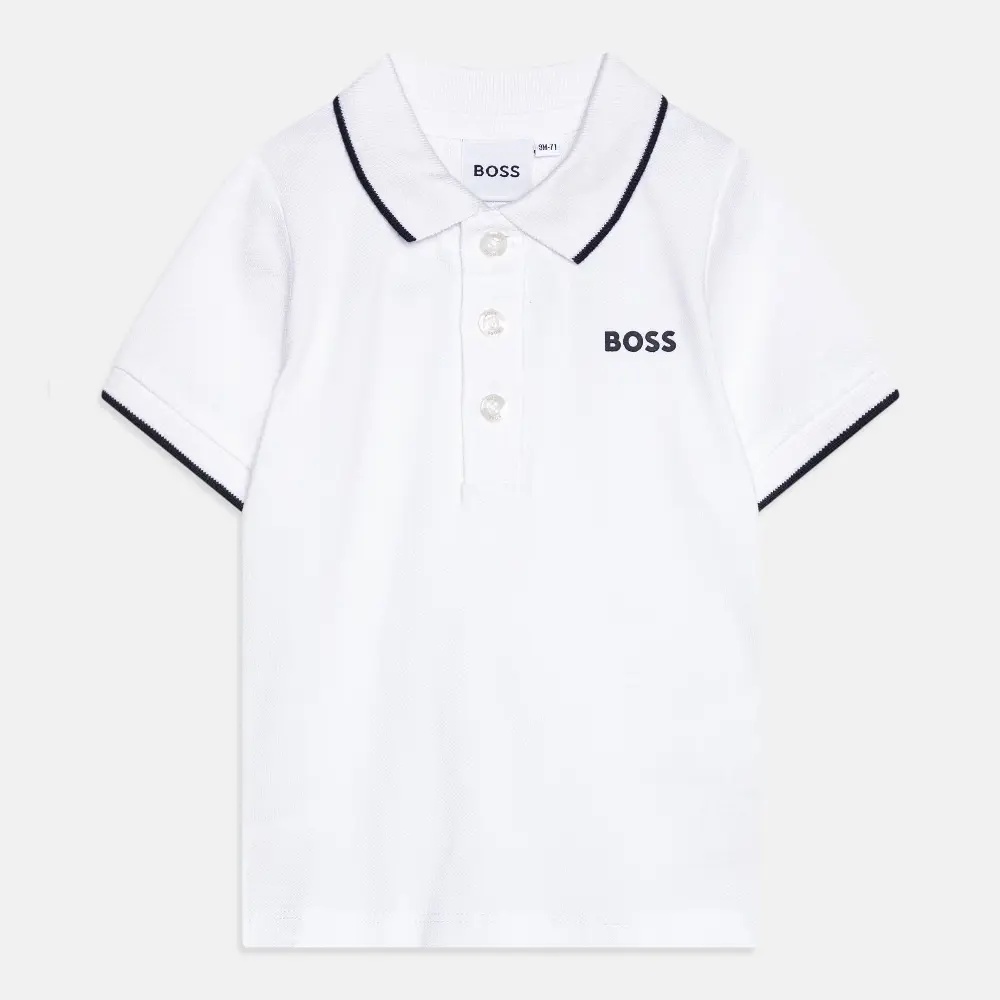 

Футболка поло Boss Kidswear Short Sleeve, белый