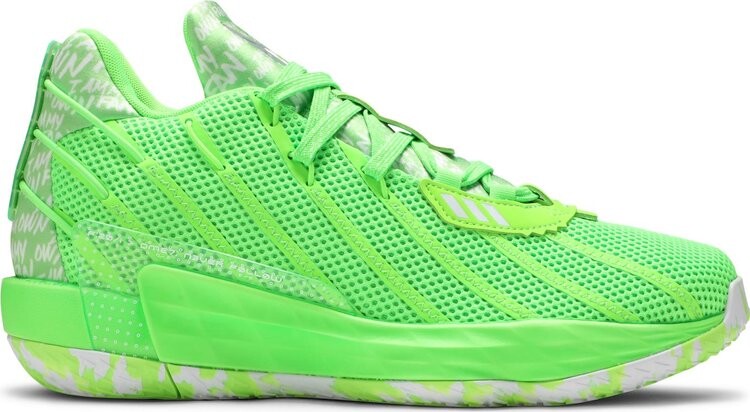 

Кроссовки Adidas Dame 7 GCA 'I Am My Own Fan - Solar Green', зеленый