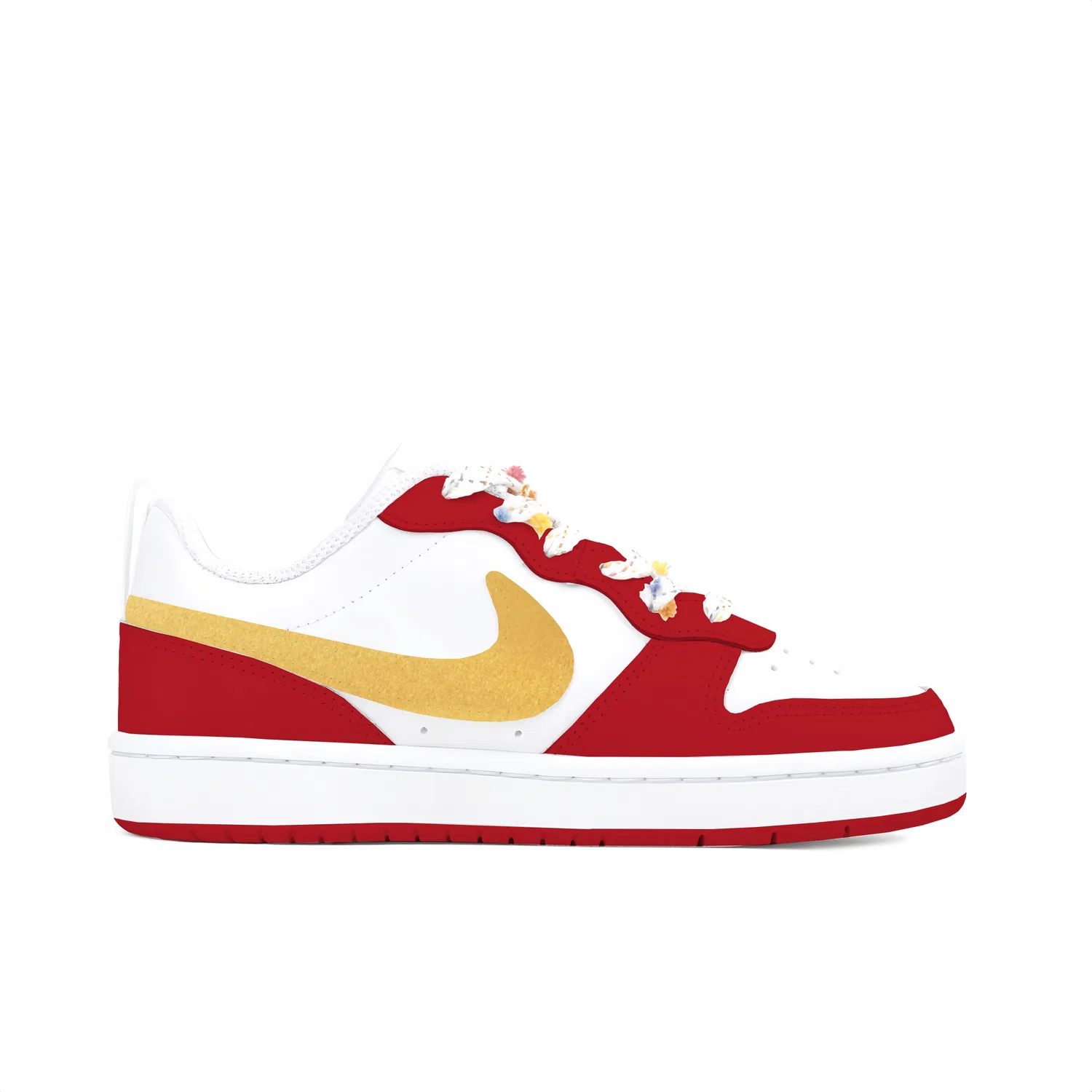 Кроссовки для скейтбординга Court Borough, Nike, Red White Gold — фото 3