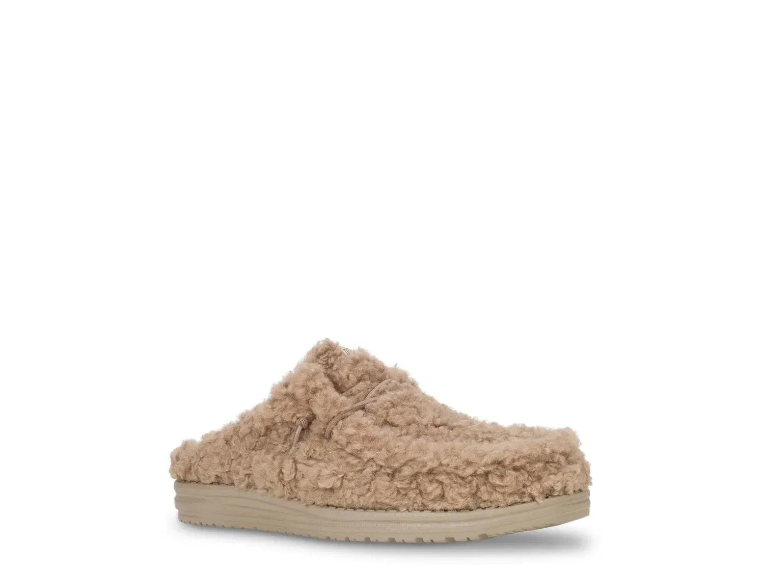 Тапочки Wally Slipper с искусственным мехом, HEYDUDE, цвет Timberwolf Beige