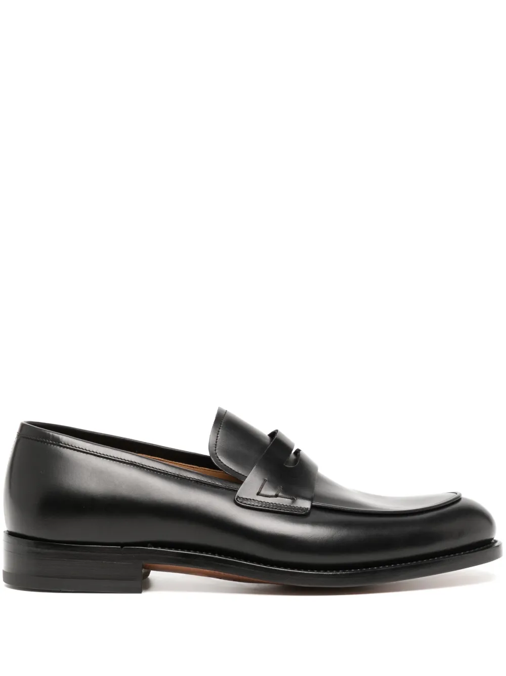 

Лоферы с миндалевидным носком Ferragamo, черный