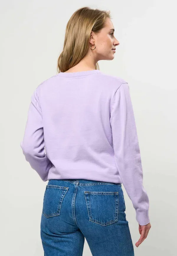 Свитер с V-образным вырезом Dzemperis U.S. Polo Assn., пастельный lilac, сиреневый — фото 3