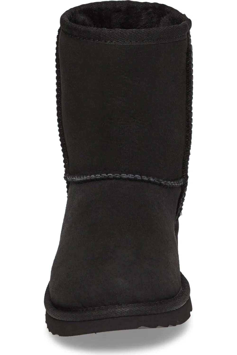 Детские ботинки зимние водонепроницаемые Classic Short II UGG, черный — фото 4