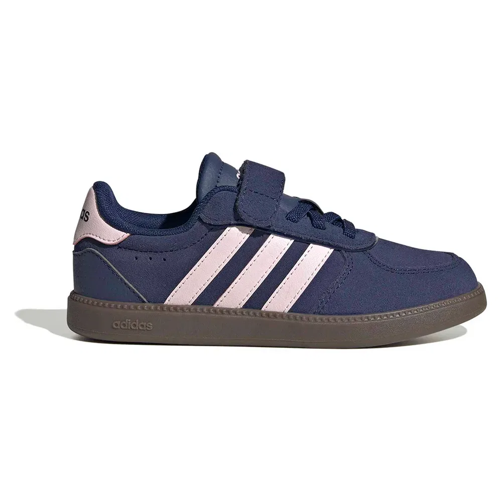 Детские кроссовки для девочек с кожаным верхом Breaknet Sleek Adidas, Blue