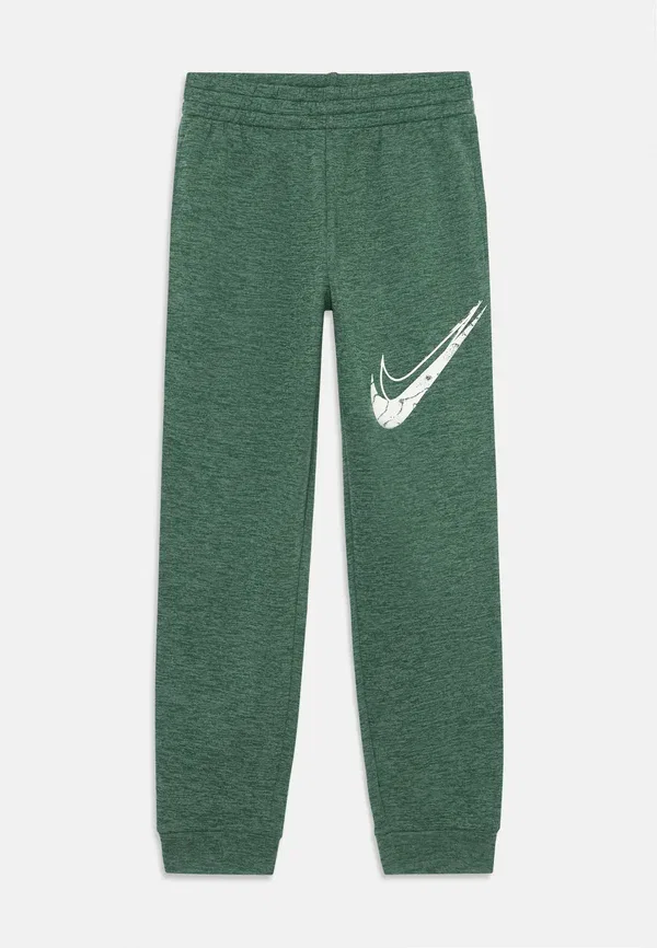 Брюки тренировочные Nike Performance утепленные Dri-fit, clay green/white, белый/зеленый — фото 3