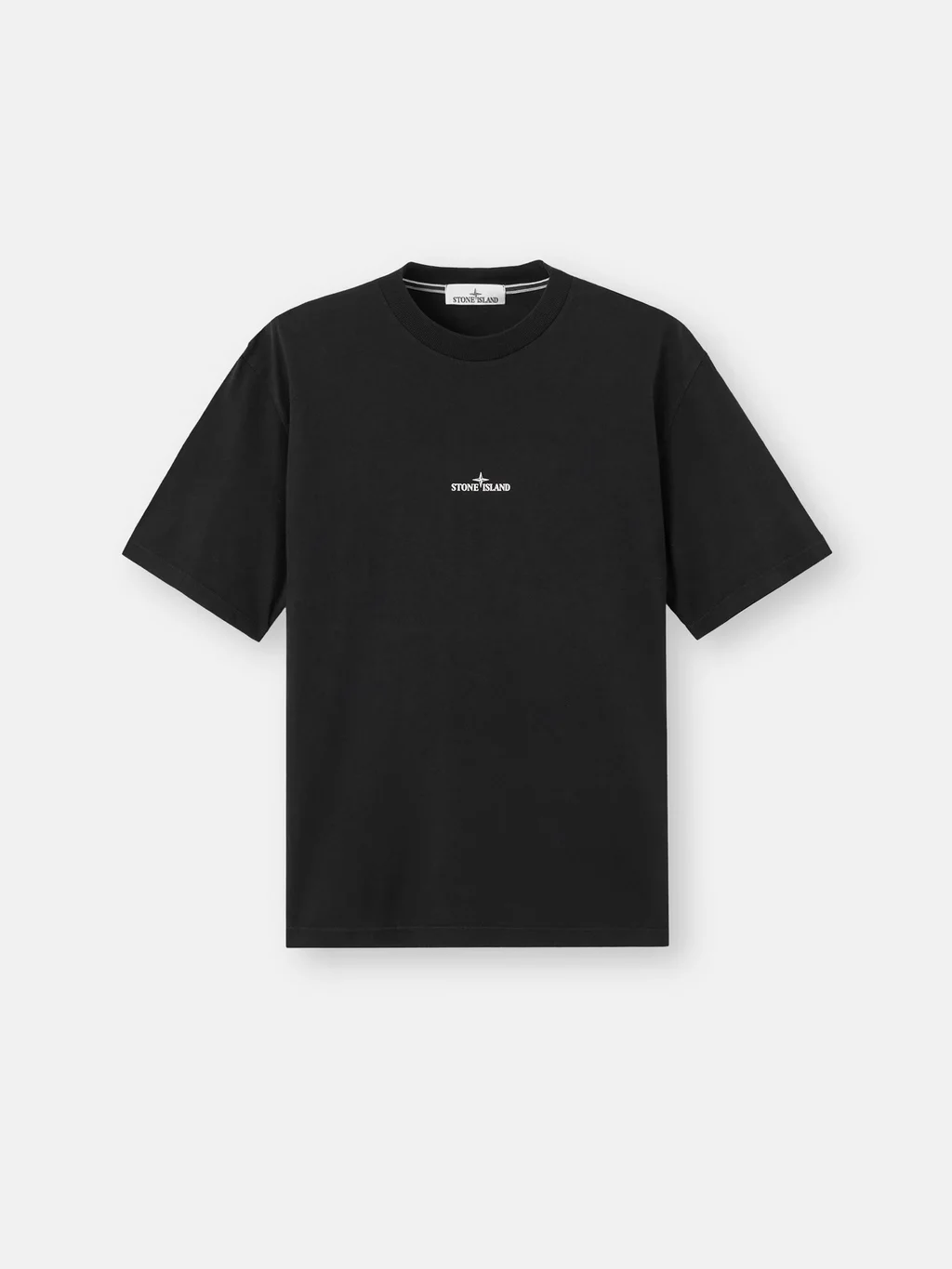 Мужская футболка Stone Island Regular-fit With ‘mud’ Print, черный — фото 2