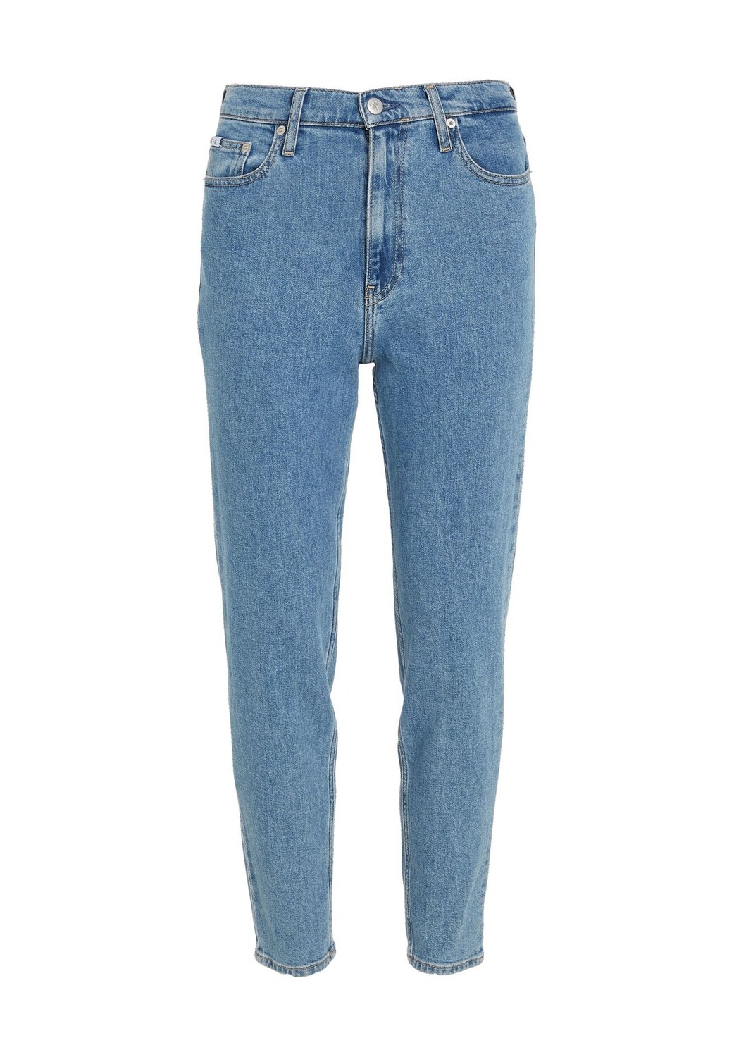 

Джинсы Mom Fit, пятикарманные, женские Calvin Klein Jeans, цвет Mid Blue