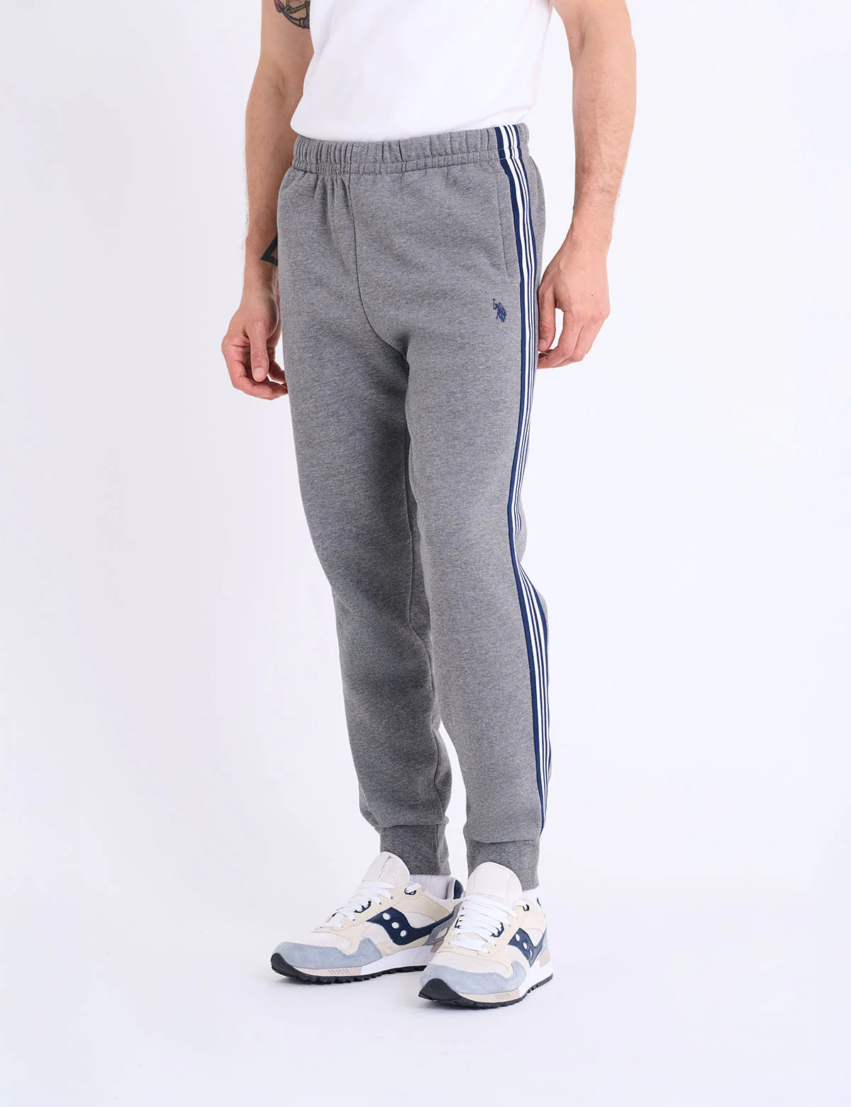 

Спортивные брюки U.S. Polo Assn Tricot Tape Fleece Knit, серый