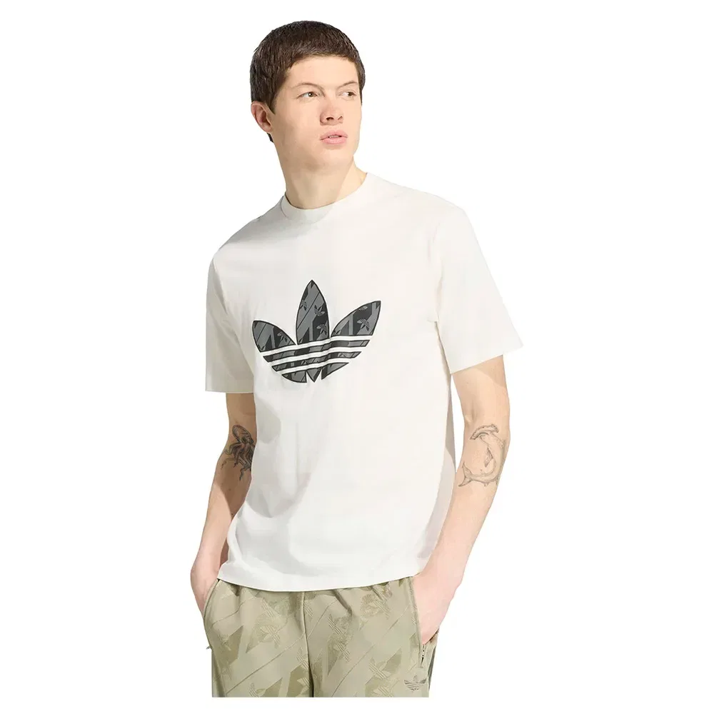 Мужская футболка с принтом Monogram Adidas Originals, White