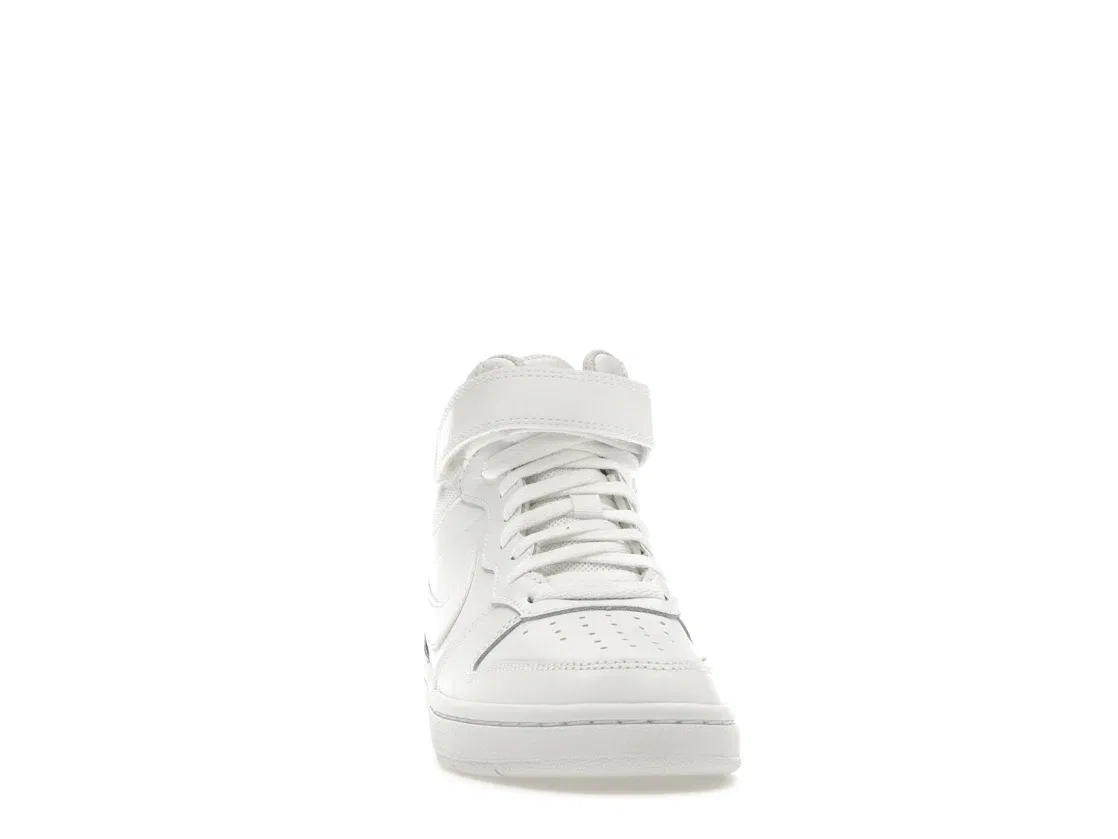 Детские кроссовки Nike Court Borough Mid 2, White/White/White — фото 2
