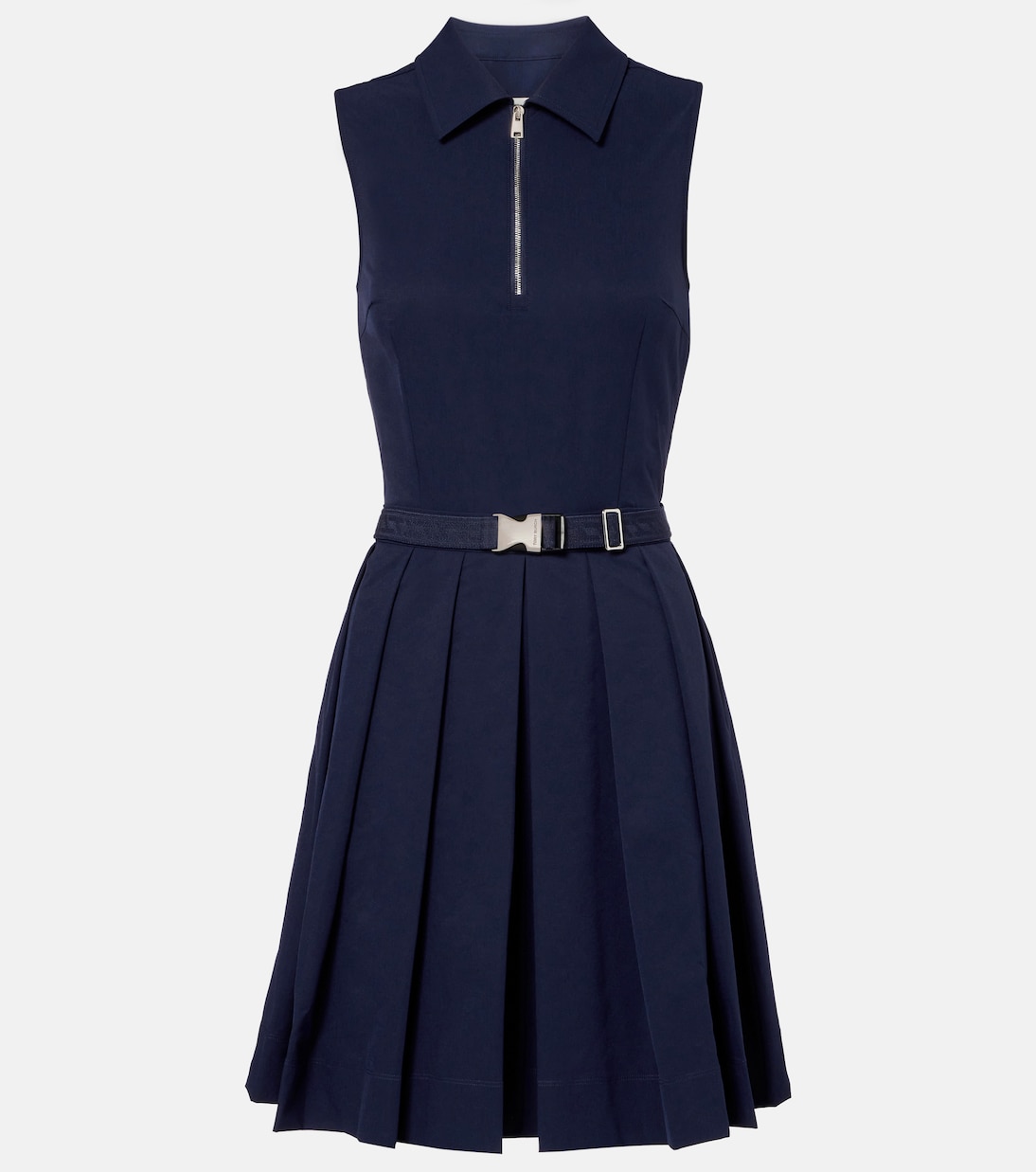 

Плиссированное теннисное платье Tory Burch, Deep Navy