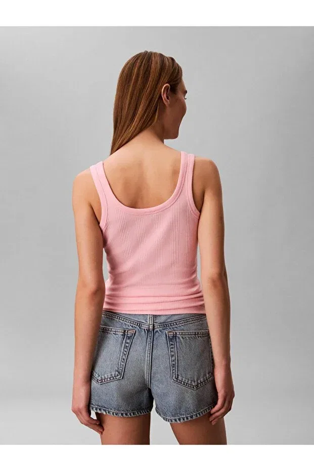 Женская футболка без рукавов Calvin Klein, Aloha Pink — фото 3