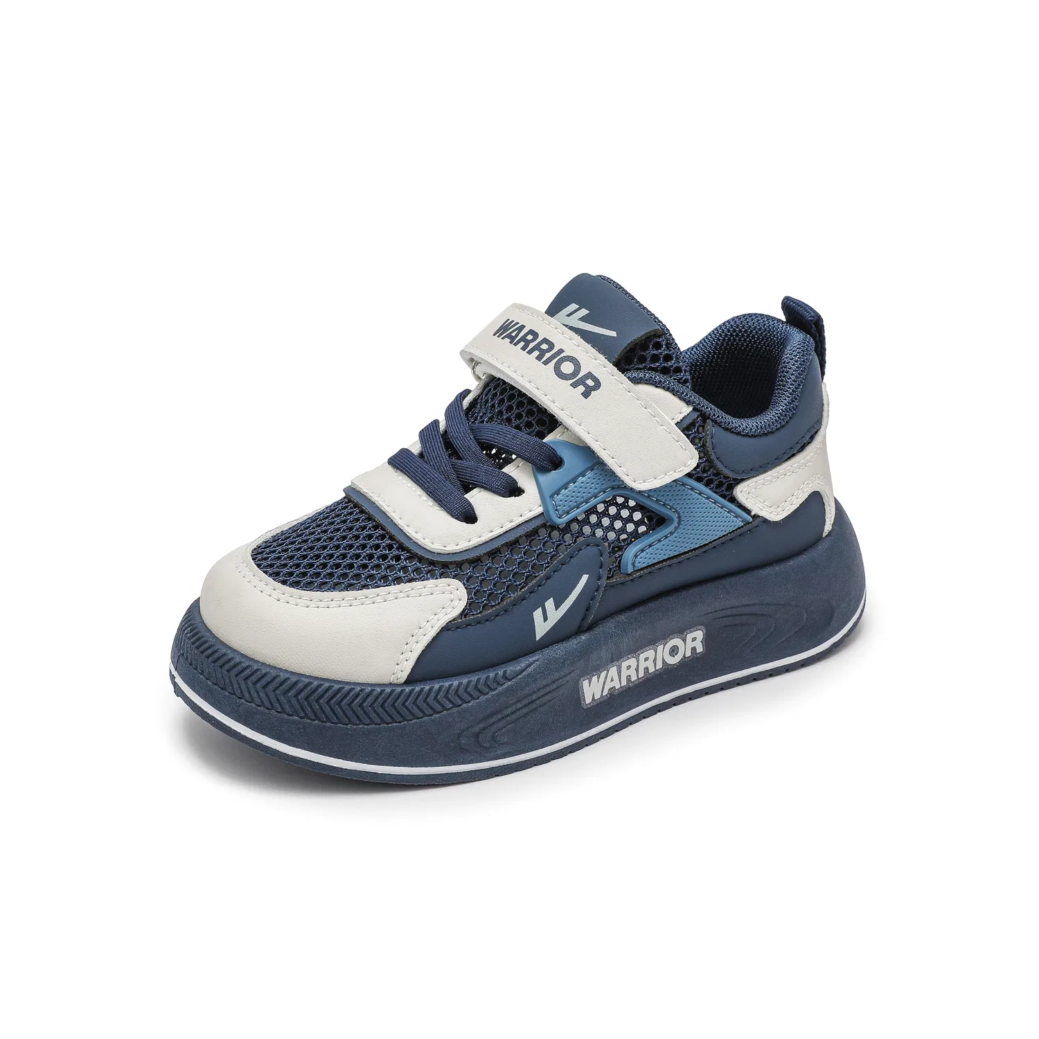 Детские дышащие кеды с защитой от скольжения Light Blue WARRIOR — фото 4