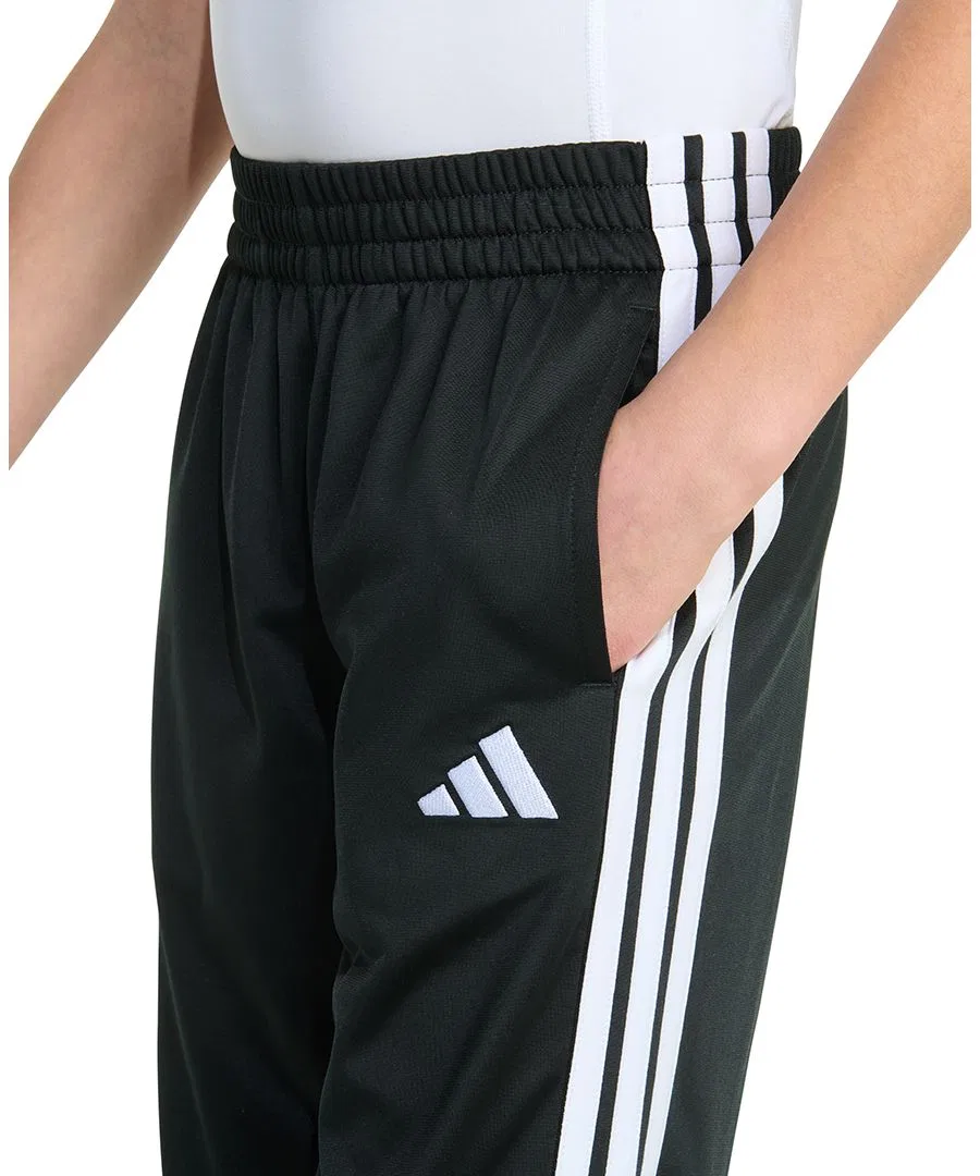 Детские спортивные штаны для мальчиков с логотипом adidas, Black — фото 4