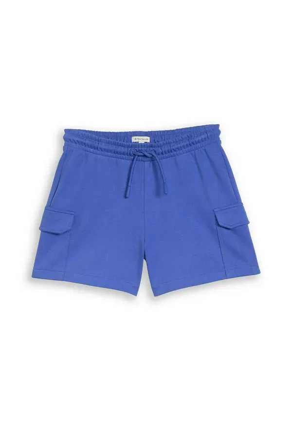 Шорты хлопковые Hosen & chino cargo sweat-shorts Tom Tailor, Preppy Jean Blue, синий