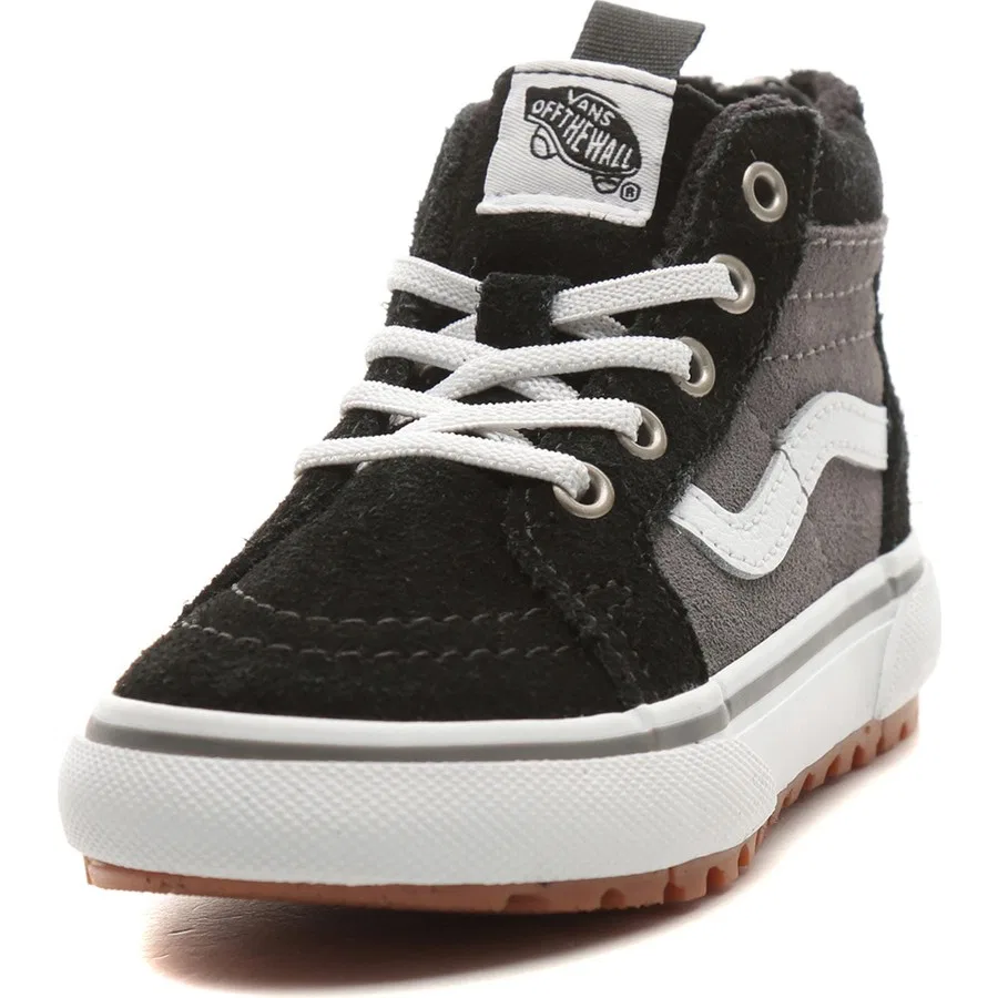 Детские кроссовки с высоким берцем Vans Mte Sk8-Hi Zip, Черный — фото 2