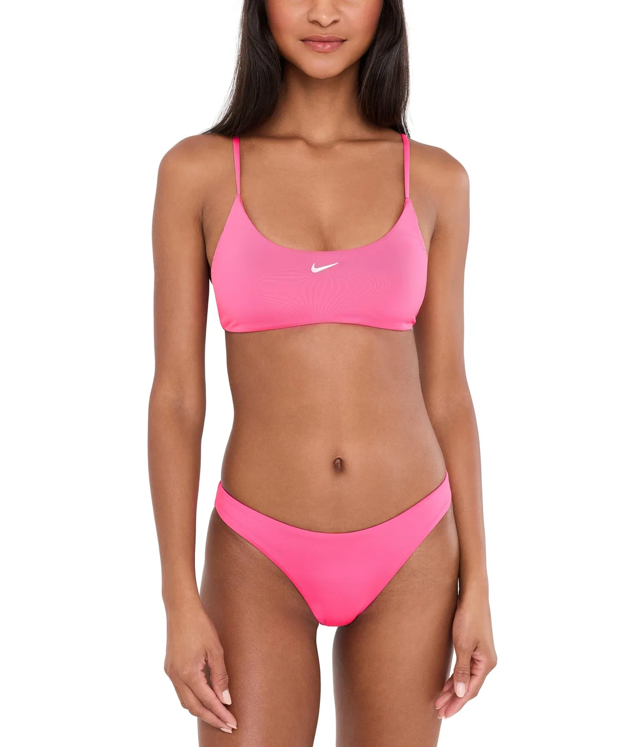 Удобный базовый комплект бикини-бралетт Nike, Desert Pink
