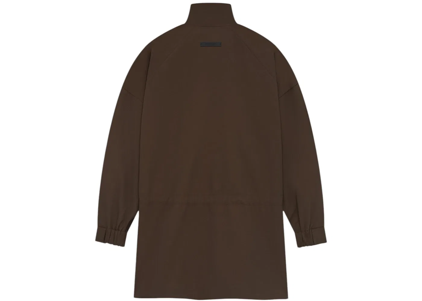 Мужская анорак с высоким воротником Fear of God Essentials Military Nylon Mockneck Anorak, Brown — фото 2