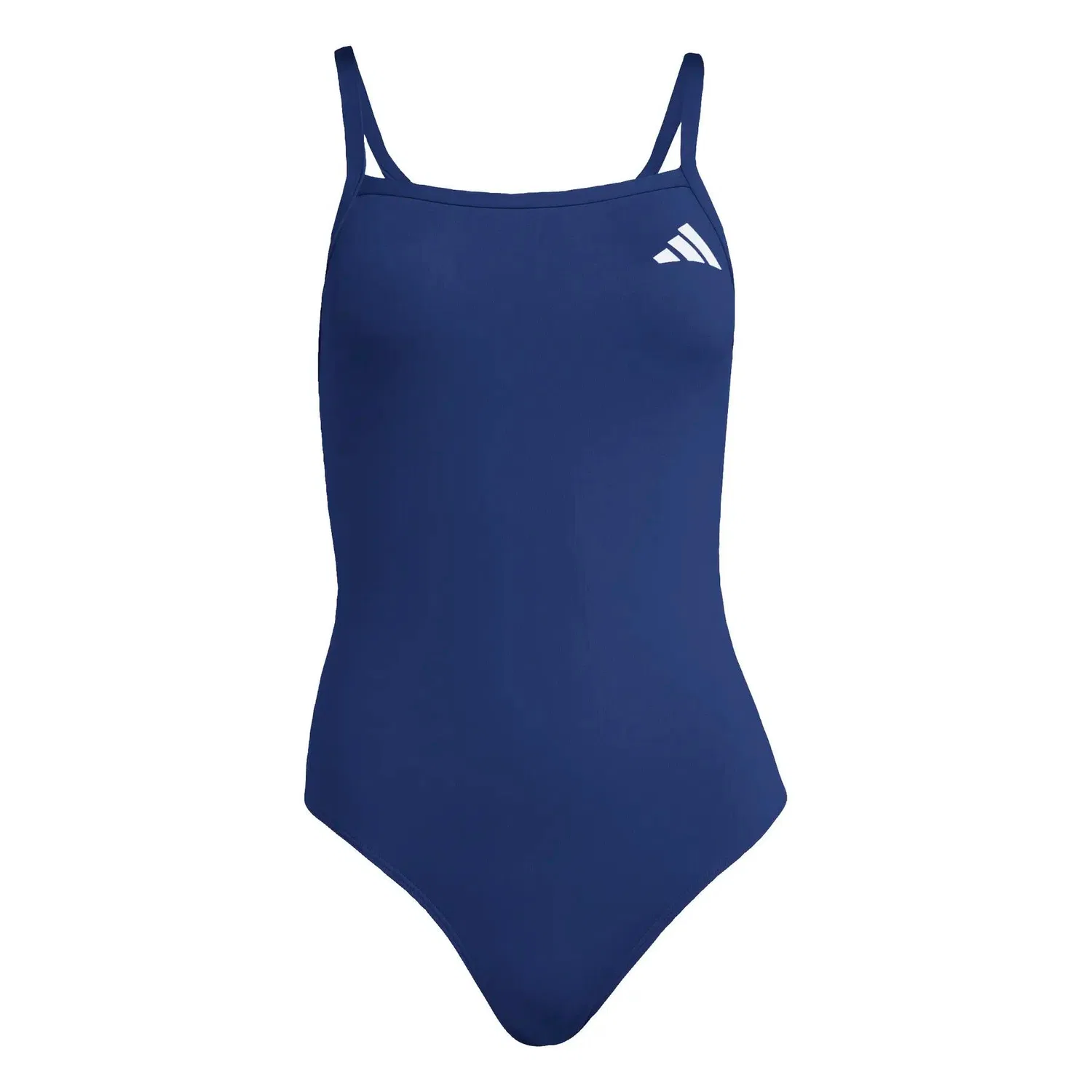 Женский купальник с тонкими бретелями Adidas ESS THSTRP SUIT, Darkblau Weiss Navyblau — фото 2
