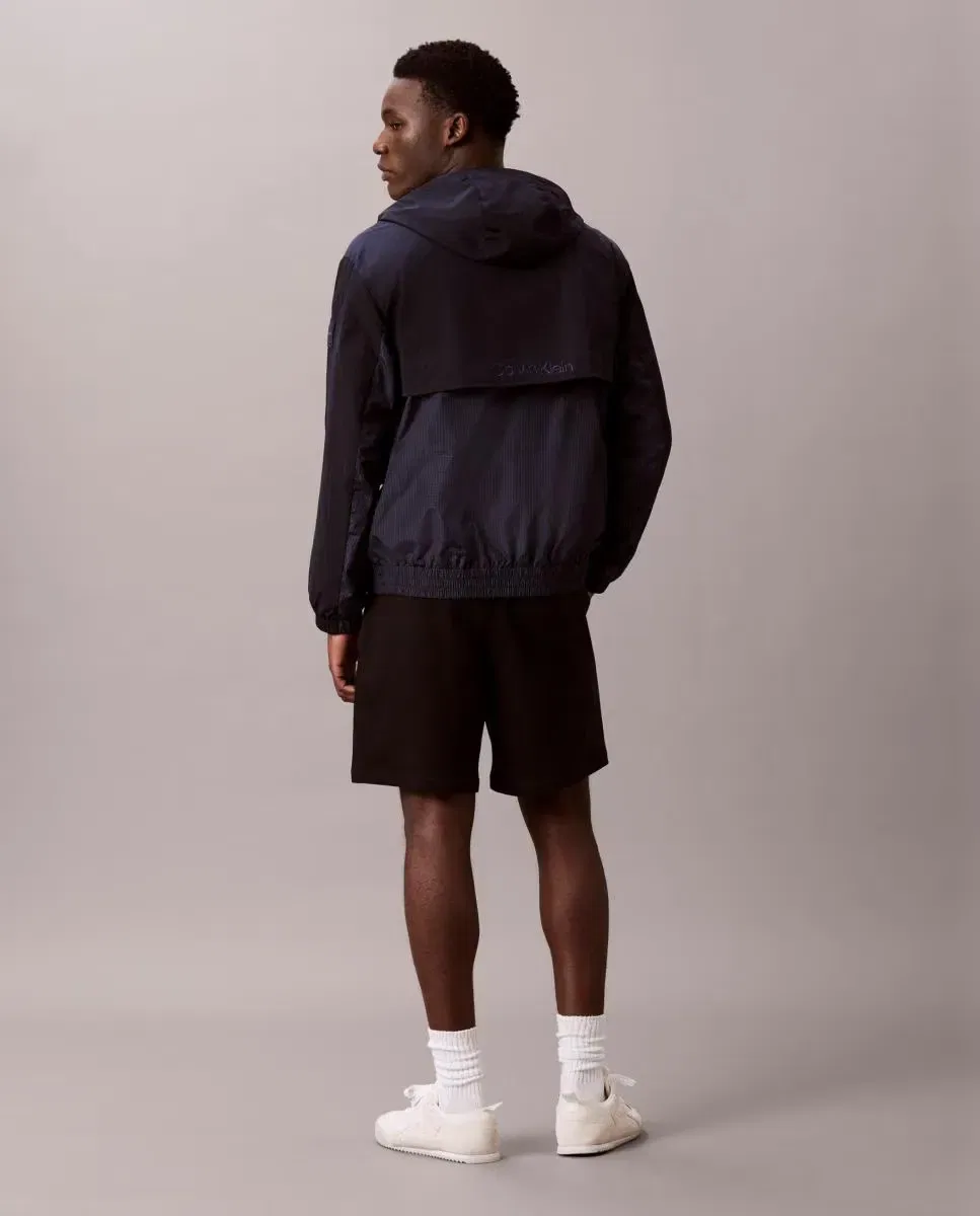 Мужские шорты из футера с принтом Calvin Klein, Negro — фото 3