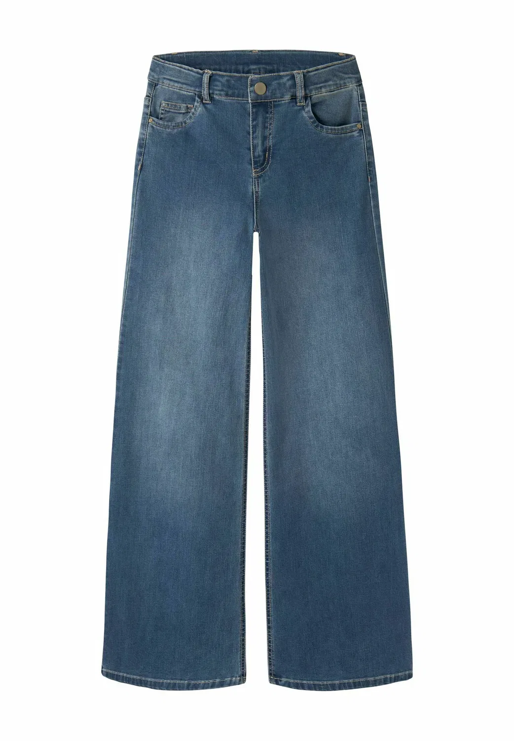 Джинсы очень широкого кроя - расклешенные джинсы Two Soon, Medium Blue Denim