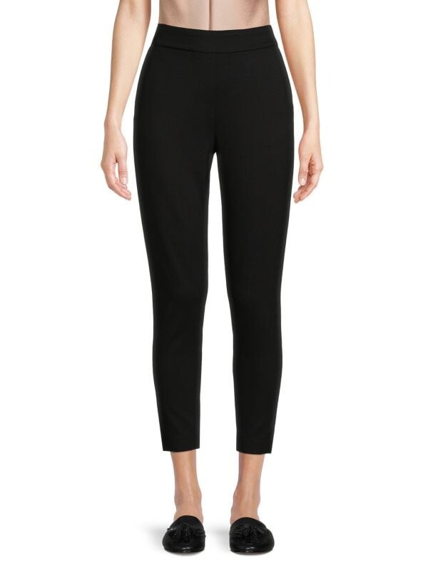 

Укороченные узкие брюки Calvin Klein Black, Черный, Укороченные узкие брюки Calvin Klein Black