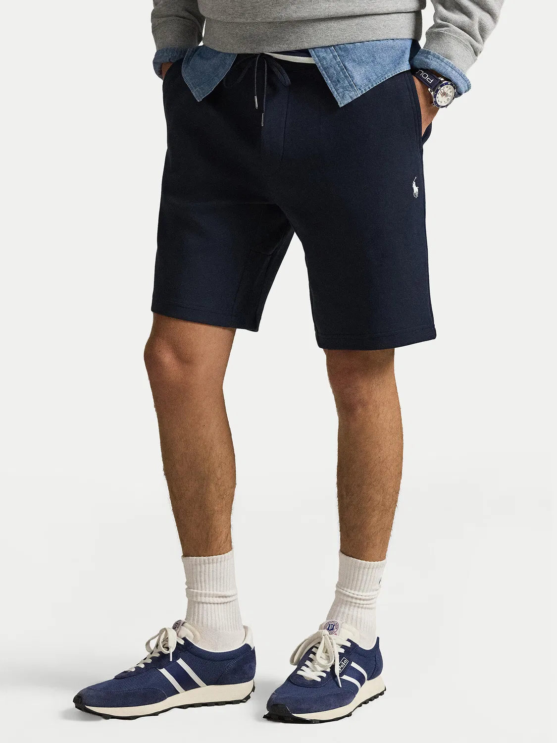 Мужские спортивные шорты стандартного кроя Polo Ralph Lauren, темно-синий