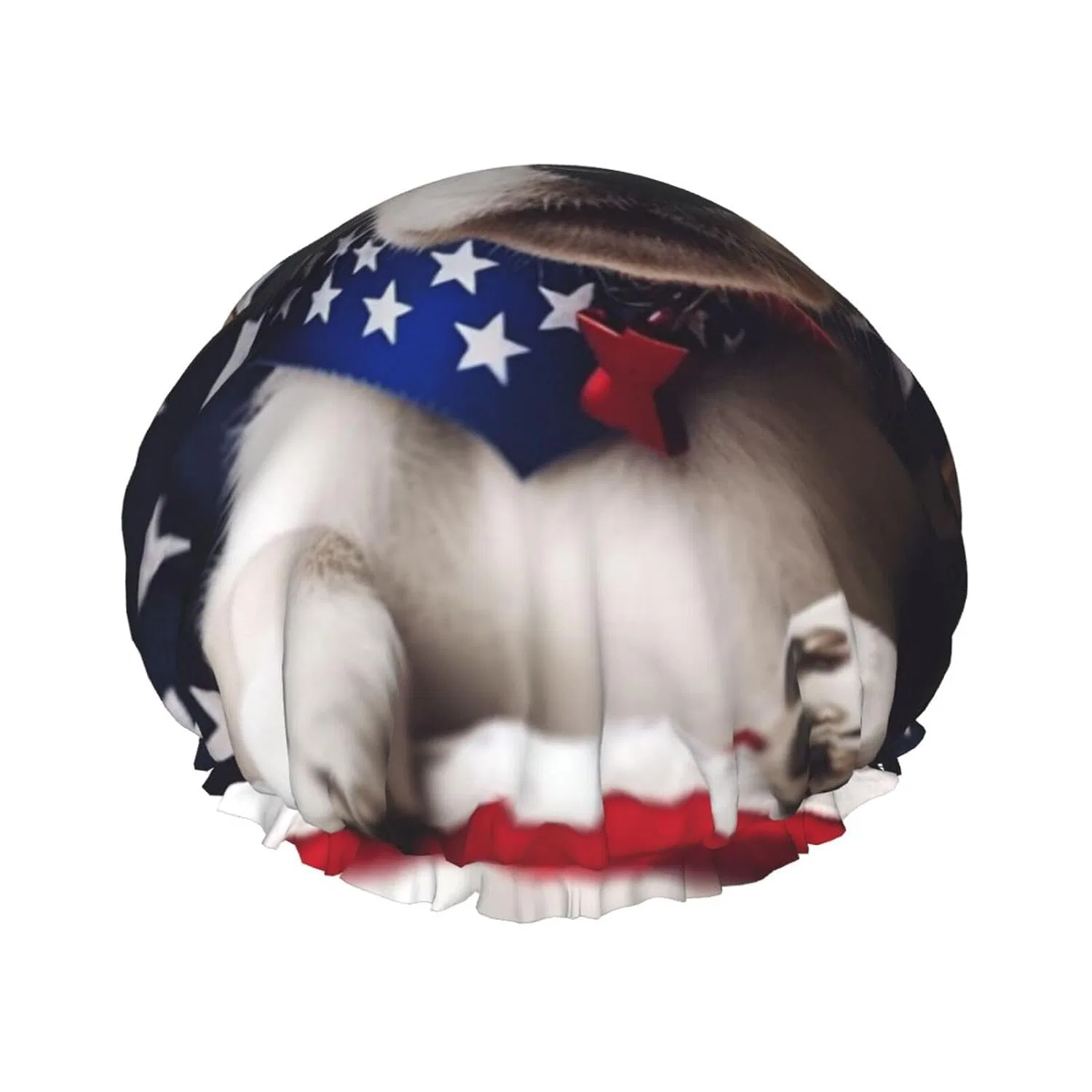 Шапочка для душа, ALLiYa, USA Flag, 27 см, Black