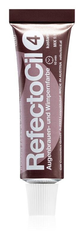 

Краска для бровей и ресниц RefectoCil Eyelash and Eyebrow, оттенок 4 Chestnut 15 мл