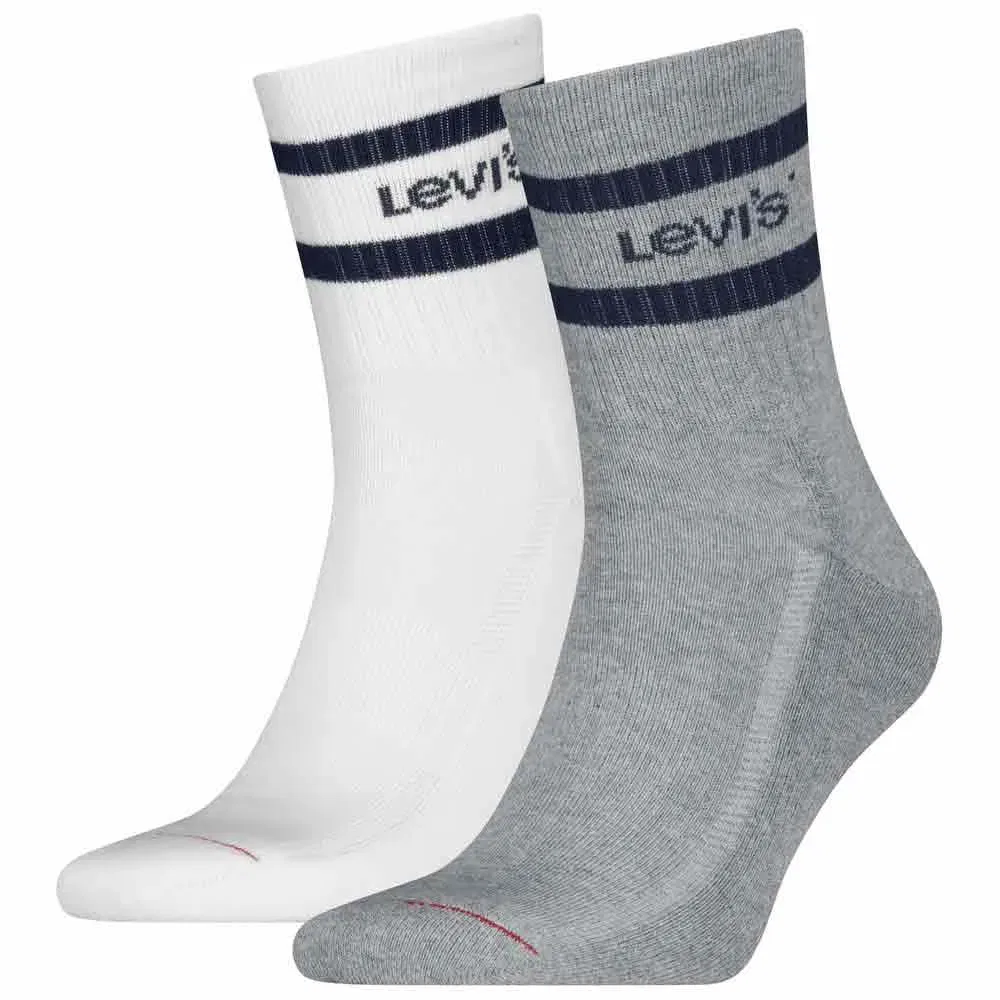 Женские носки с поддержкой свода стопы Sport Stripe Levi's, Grey