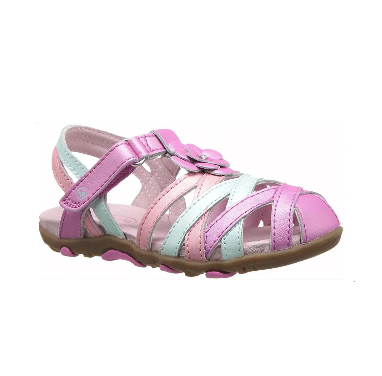 Детские сандалии для девочек с эффектом памяти Lily Sandal Stride Rite, Pink/White