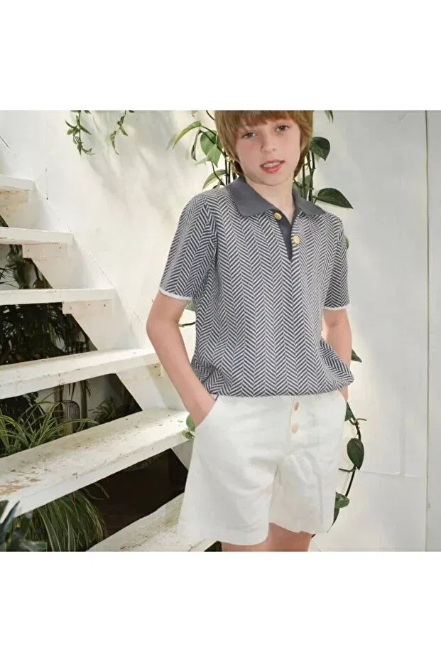 Детские шорты для девочек льняные Kokori Kids, White