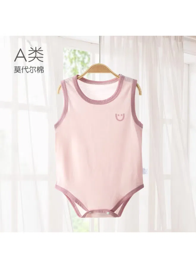 Боди-комбинезон летний с застежкой Doxiluka, малиновый — фото 2