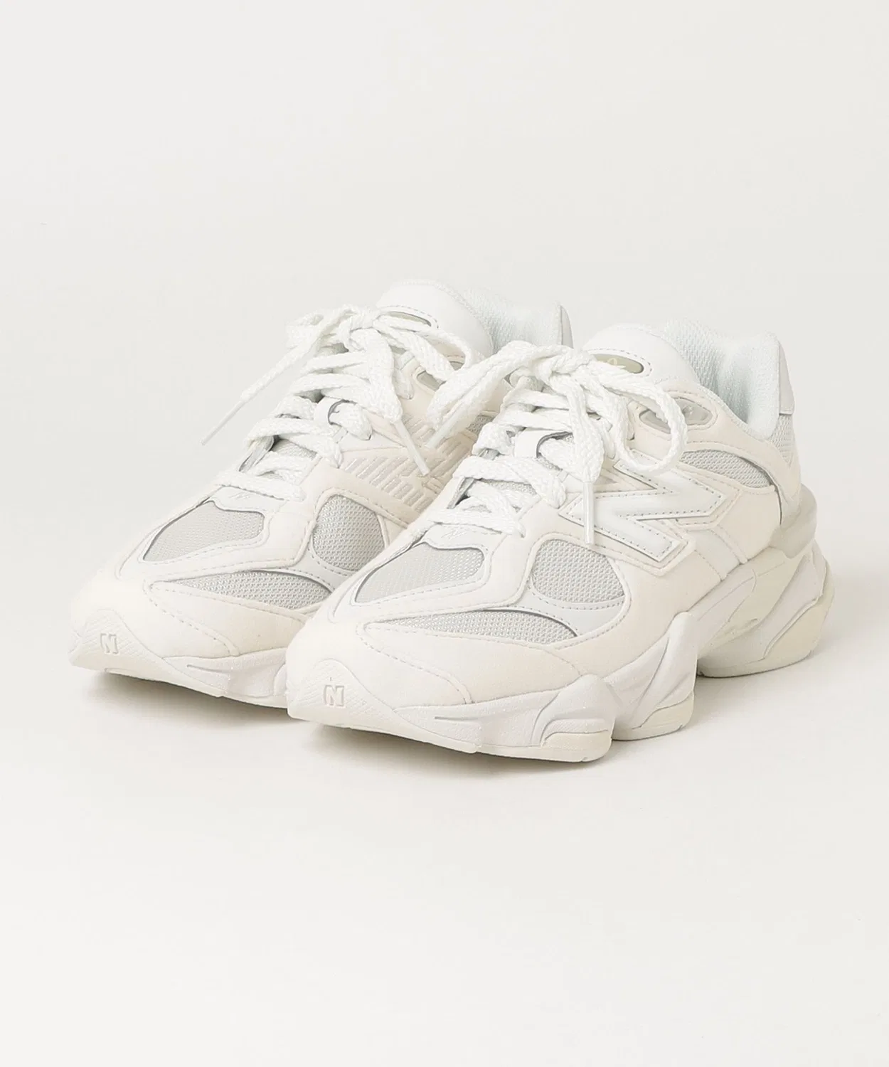 Детские кроссовки с низким профилем New Balance 9060, Белый — фото 3