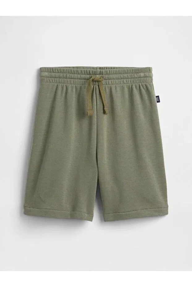 Детские шорты для мальчиков хлопковые French Terry Gap, Green-003