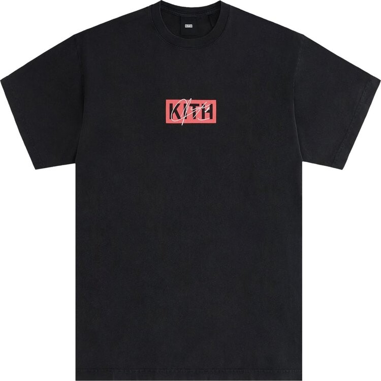 

Футболка Kith Women For Aaliyah Classic Logo Vintage Tee 'Black', черный
