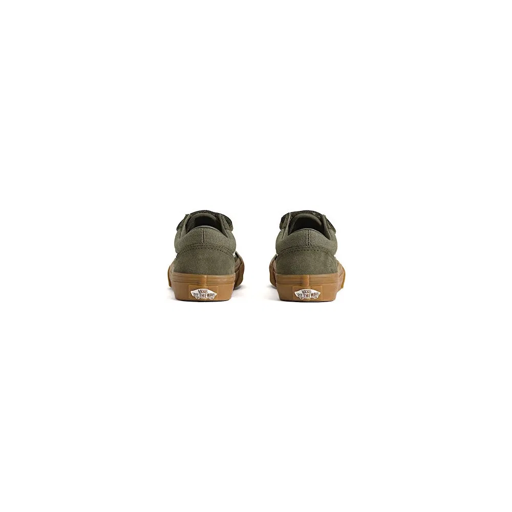 Детские кроссовки Vans Old Skool V, Green — фото 4