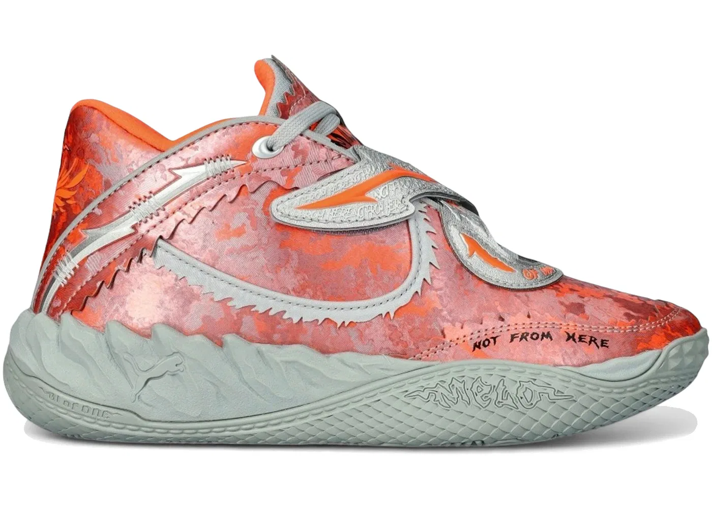Детские кроссовки для мальчиков с высоким верхом Puma LaMelo Ball MB.05 Puma Puma Silver Cool Mid Gray