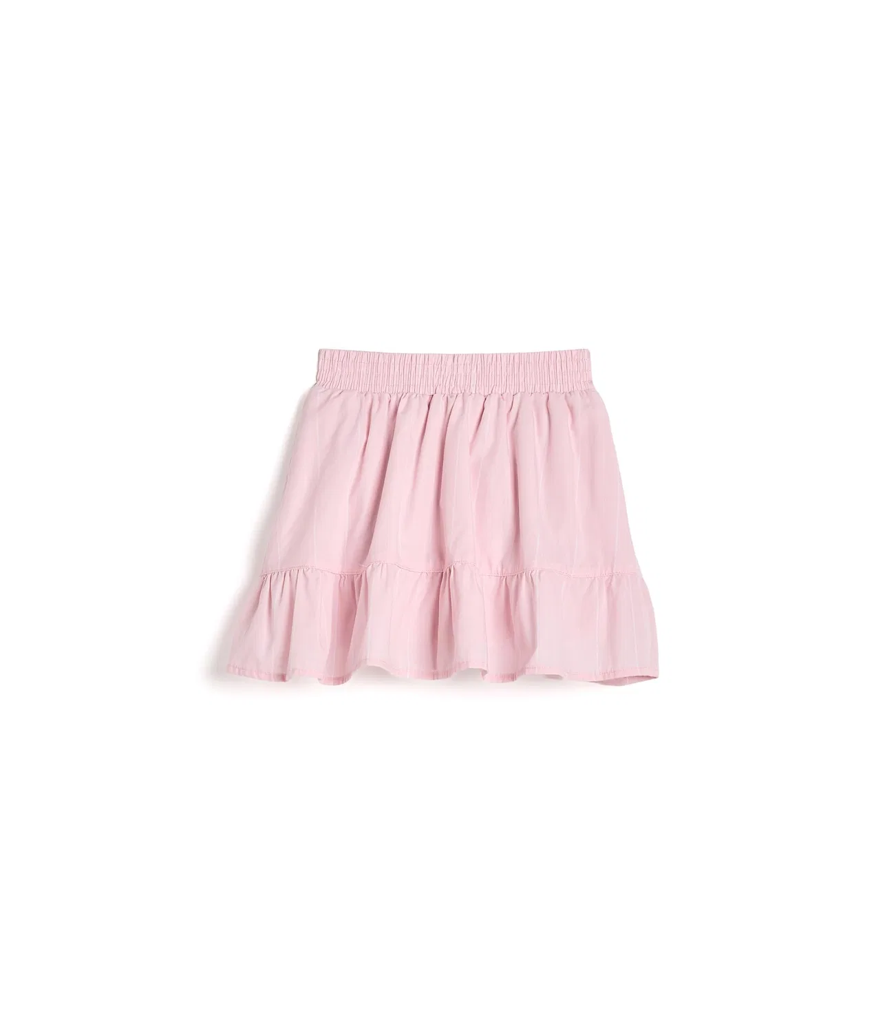 Тканая юбка-шорты с оборками (для детей постарше) Abercrombie Kids, Chalk Pink
