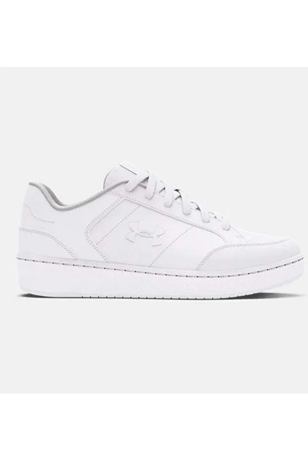 Детские спортивные кроссовки для девочек кожаные Under Armour, White
