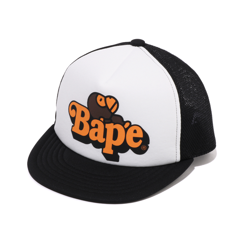 

A BATHING APE Детская бейсболка из полиэстера, Black BKX