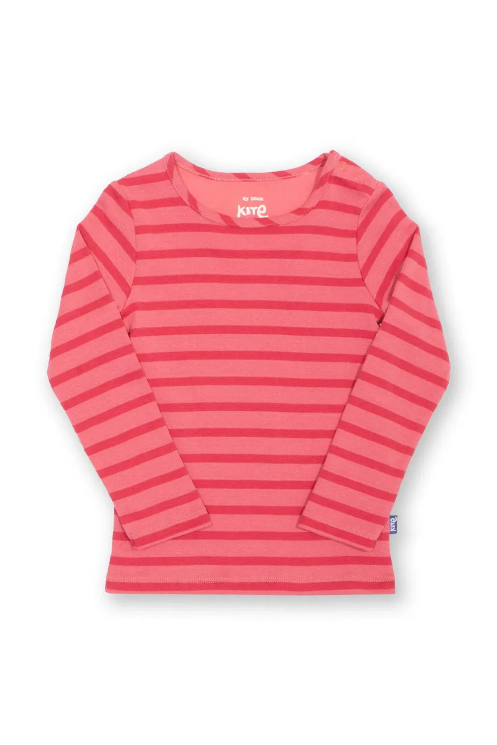 Детская футболка с полоской Rosey Stripe Kite, Pink