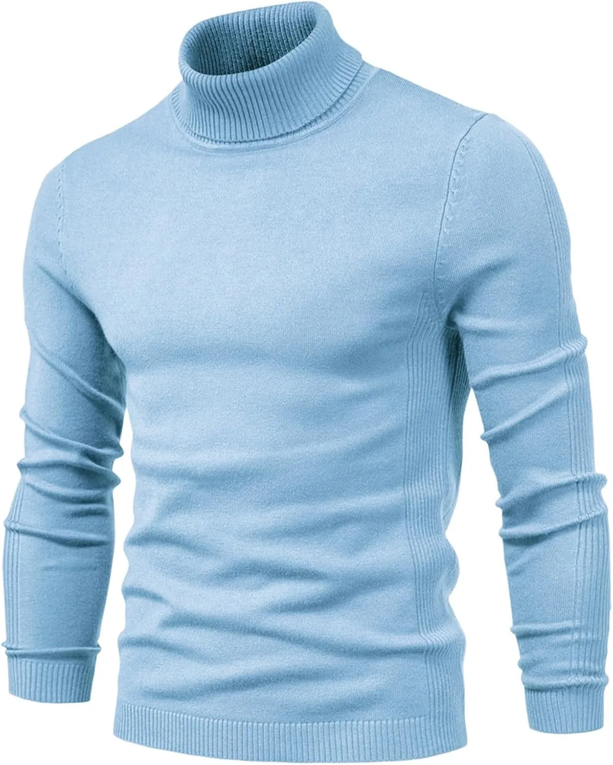 

Мужской водолазка Slim Fit с ребристым узором