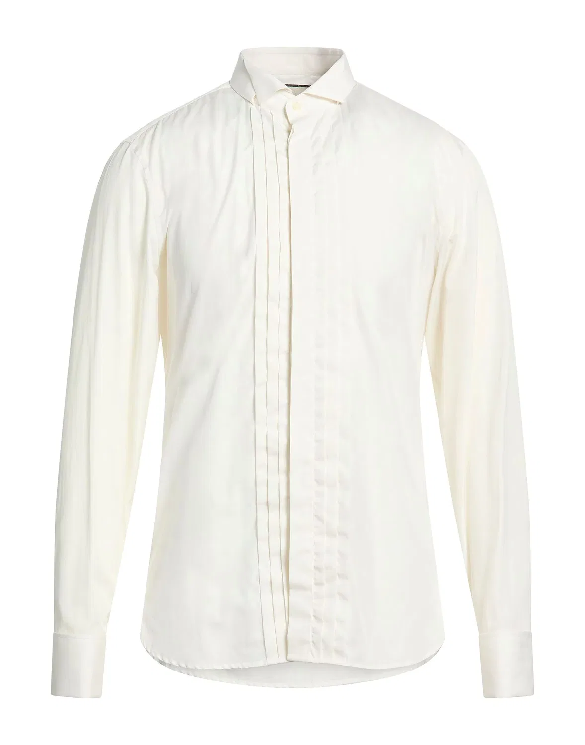 Рубашка мужская Gucci Long Shirt, с воротником-смокинг, белый