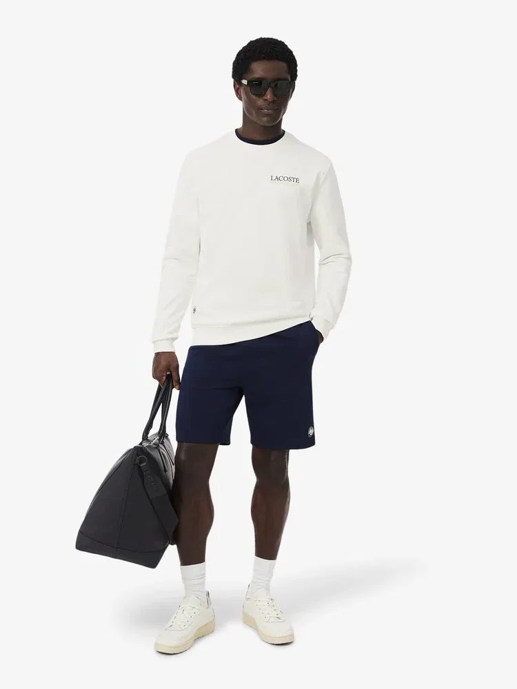 Свитшот с графическим принтом, Roland Garros LACOSTE, White — фото 4