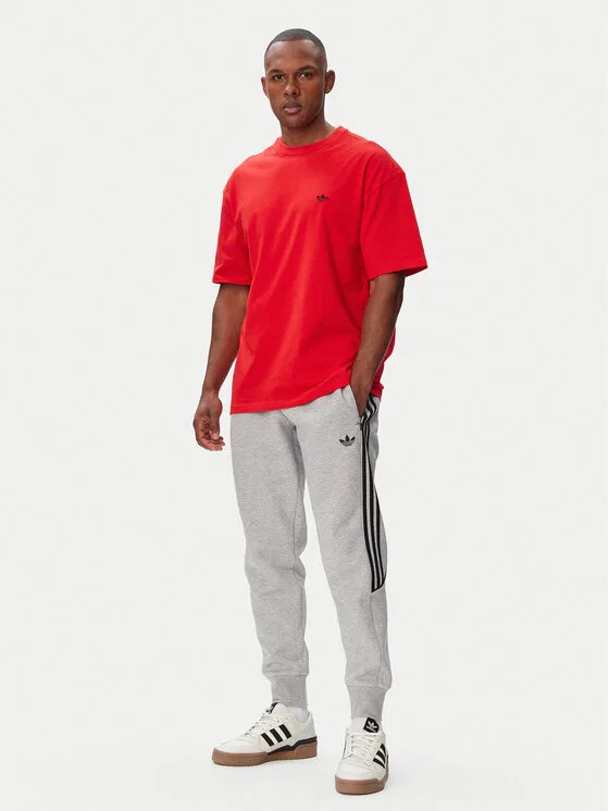 Футболка loose fit Trefoil Essentials Adidas, красный — фото 2