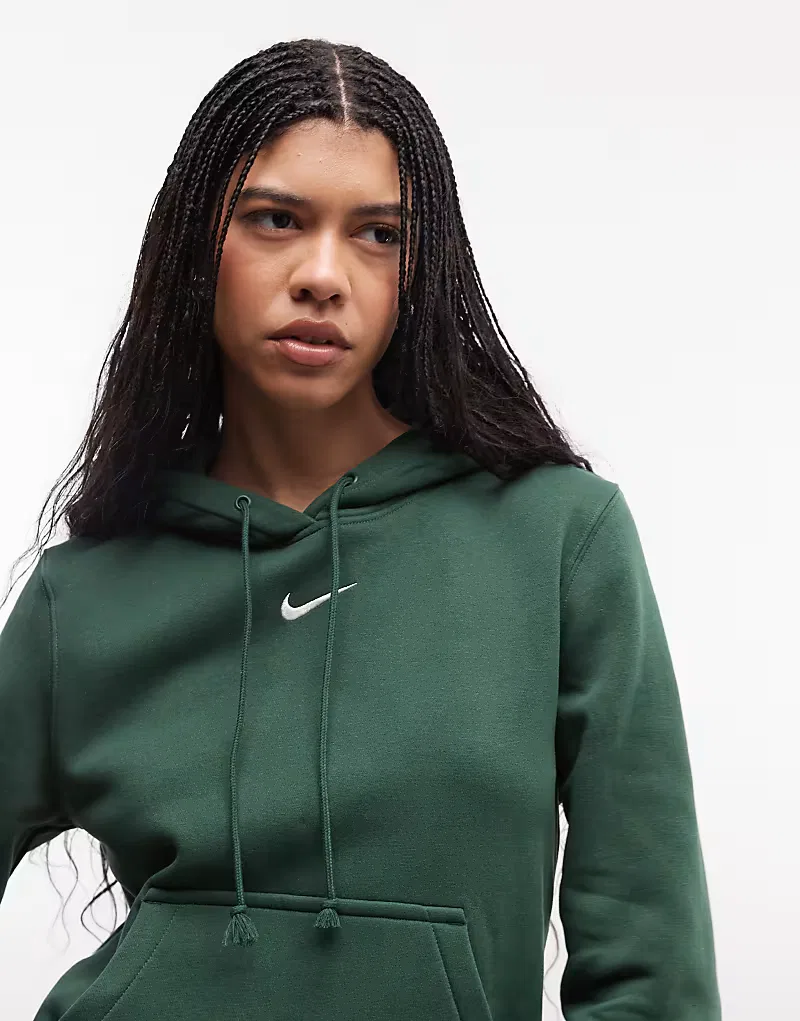 Худи Nike Phoenix Fleece, зеленый — фото 3