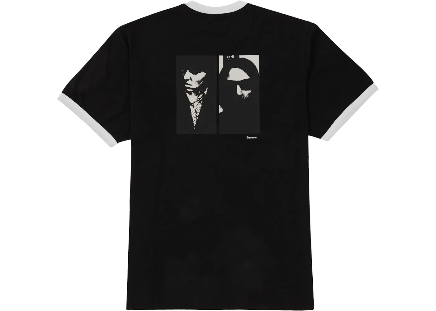Мужская футболка с принтом Supreme The Velvet Underground Ringer Tee, Black — фото 2